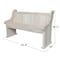 International Concepts Sanctuary Bench, Unfinished BE-3 - alternate 3